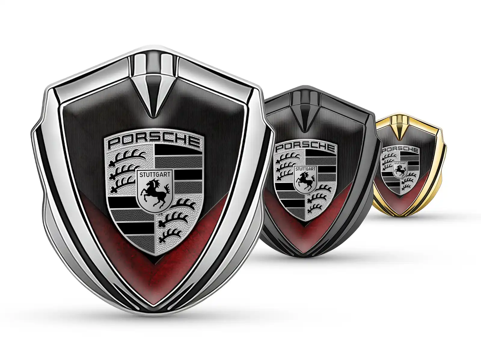 Porsche Custom Metal Emblems Customizable Force Design